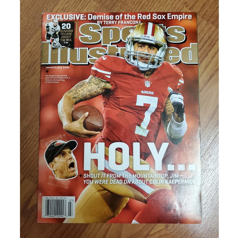 Sports Illustrated Colin Kaepernick Jan. 2013 49er